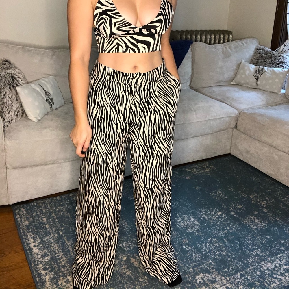 New with tags ZARA high waisted pants - Picture 5 of 9